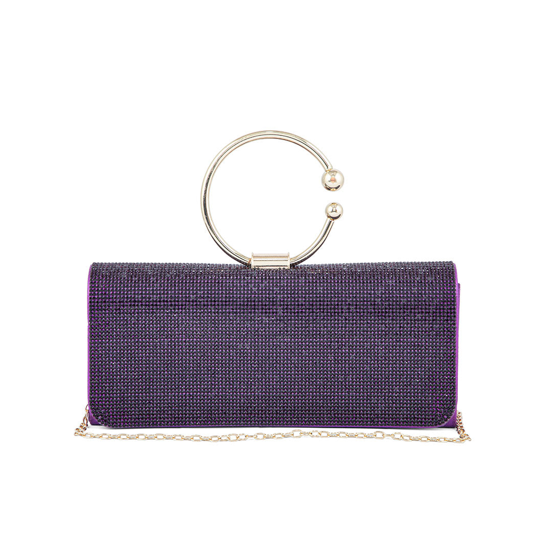 Purple Fancy Shoulder Bag