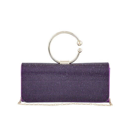 Purple Fancy Shoulder Bag